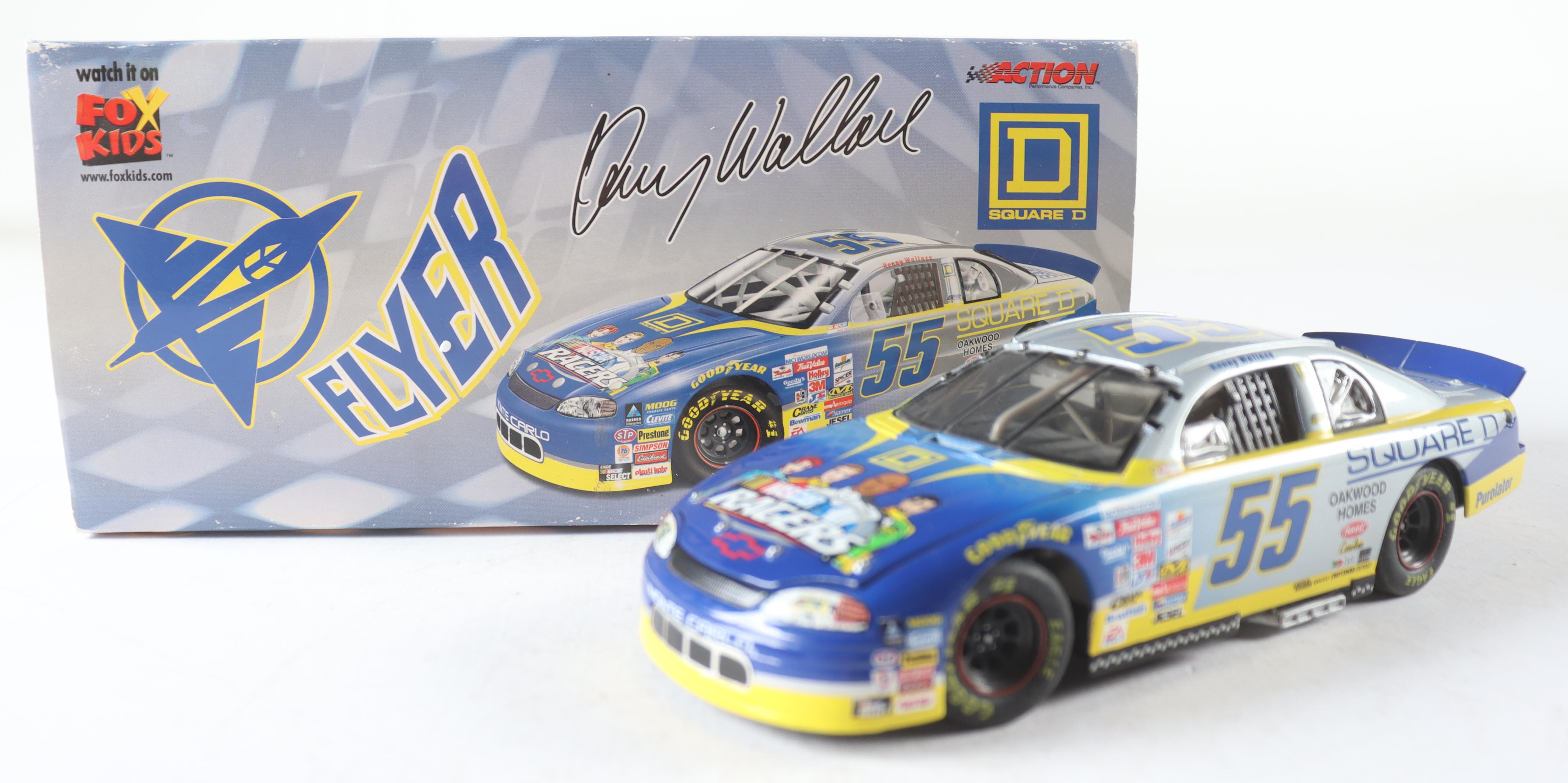Kenny Wallace LE NASCAR #55 Square D / NASCAR Racers 1999 Monte Carlo 1:24 Scale Diecast Car at PristineAuction.com Kenny Wallace LE NASCAR #55 Square D / NASCAR Racers 1999 Monte Carlo 1:24 Scale Diecast Car at PristineAuction.com