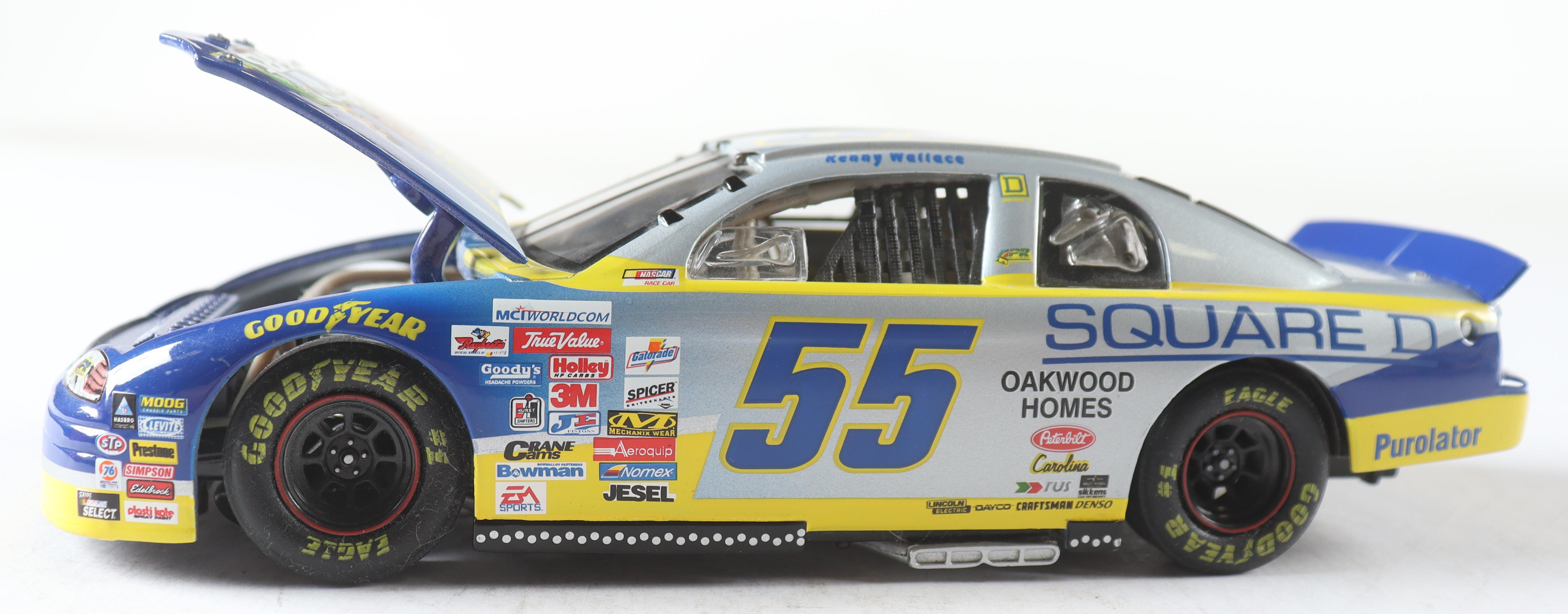 Kenny Wallace LE NASCAR #55 Square D / NASCAR Racers 1999 Monte Carlo 1:24 Scale Diecast Car at PristineAuction.com Kenny Wallace LE NASCAR #55 Square D / NASCAR Racers 1999 Monte Carlo 1:24 Scale Diecast Car at PristineAuction.com