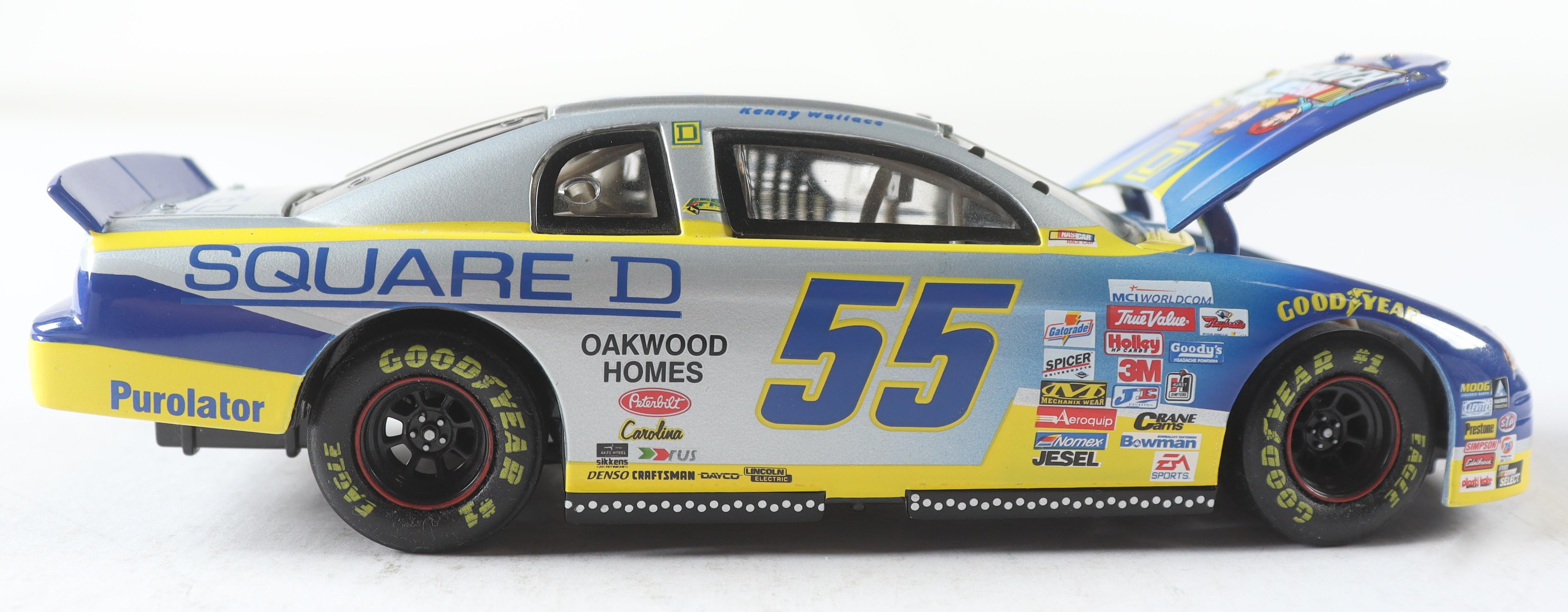 Kenny Wallace LE NASCAR #55 Square D / NASCAR Racers 1999 Monte Carlo 1:24 Scale Diecast Car at PristineAuction.com Kenny Wallace LE NASCAR #55 Square D / NASCAR Racers 1999 Monte Carlo 1:24 Scale Diecast Car at PristineAuction.com