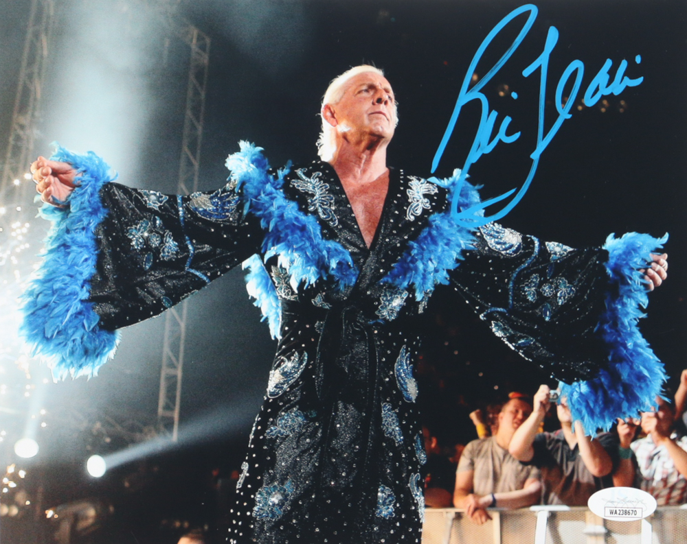 Ric Flair Signed Autographed 8x10 Photo – JSA Certified – WWE WCW Legend