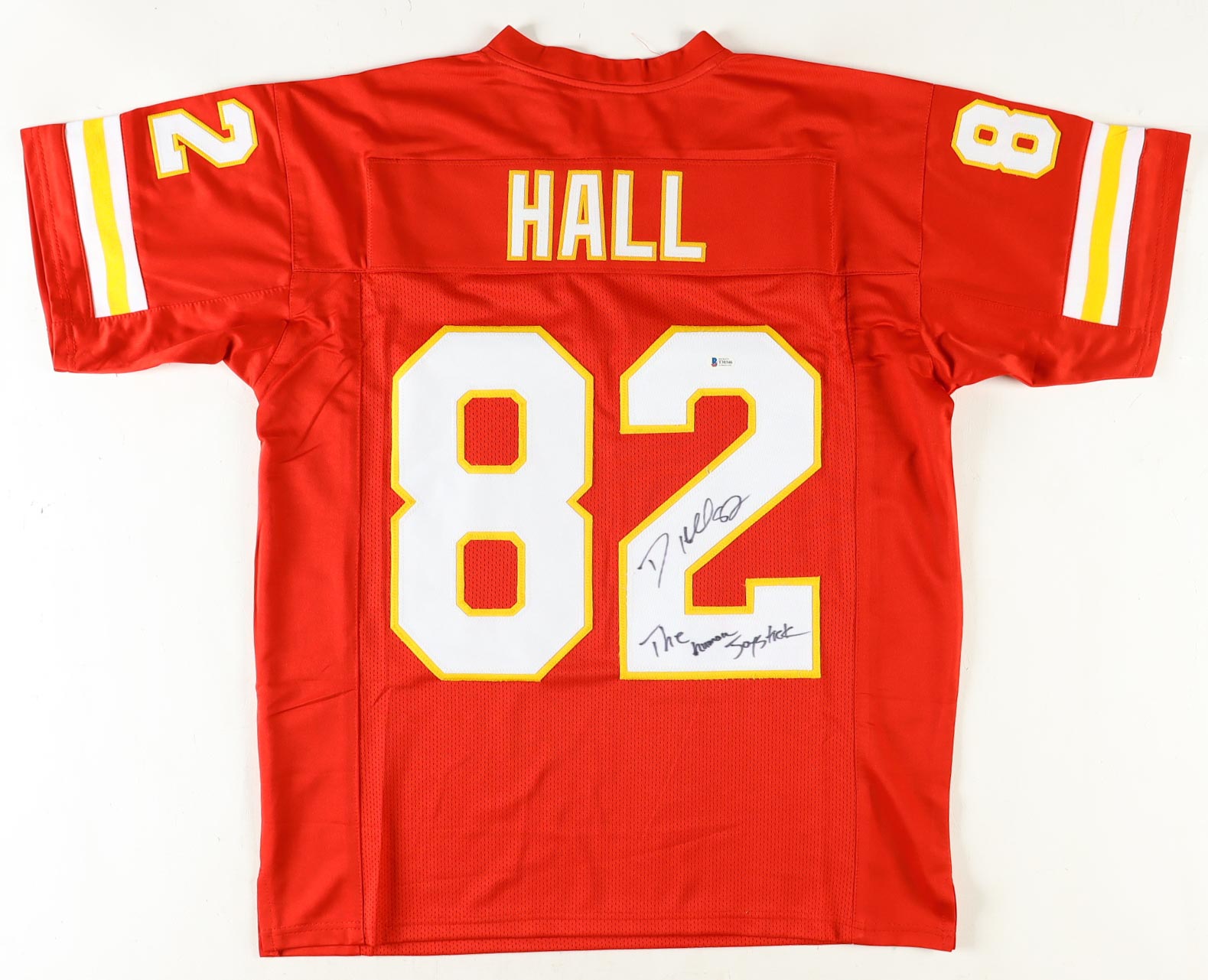 Dante Hall Signed Jersey Inscribed "The Human Joystick" (Beckett) at PristineAuction.com Dante Hall Signed Jersey Inscribed "The Human Joystick" (Beckett) at PristineAuction.com
