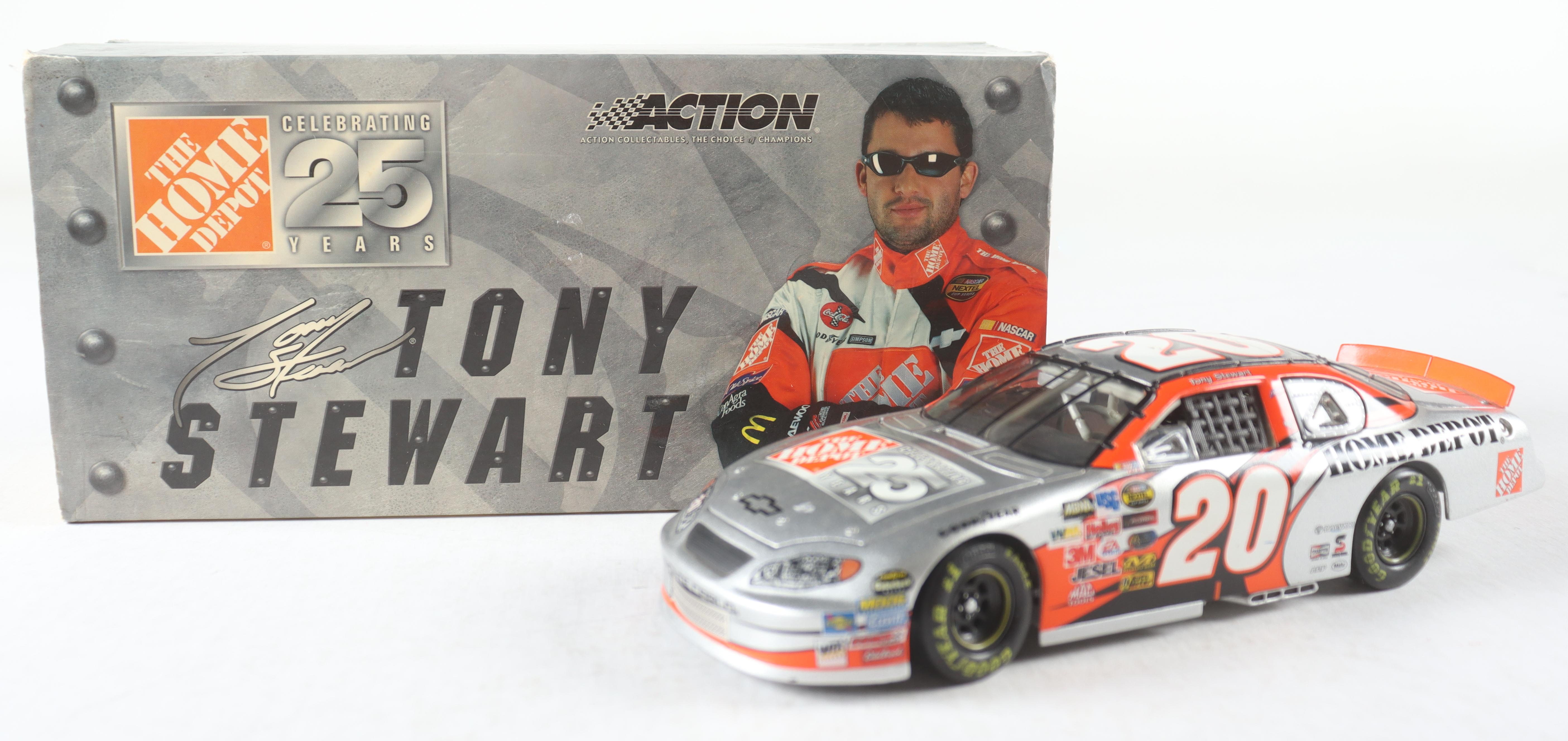 Tony Stewart LE #20 Home Depot 25th Anniversary / 2004 Monte Carlo 1:24 Die-Cast Car at PristineAuction.com Tony Stewart LE #20 Home Depot 25th Anniversary / 2004 Monte Carlo 1:24 Die-Cast Car at PristineAuction.com