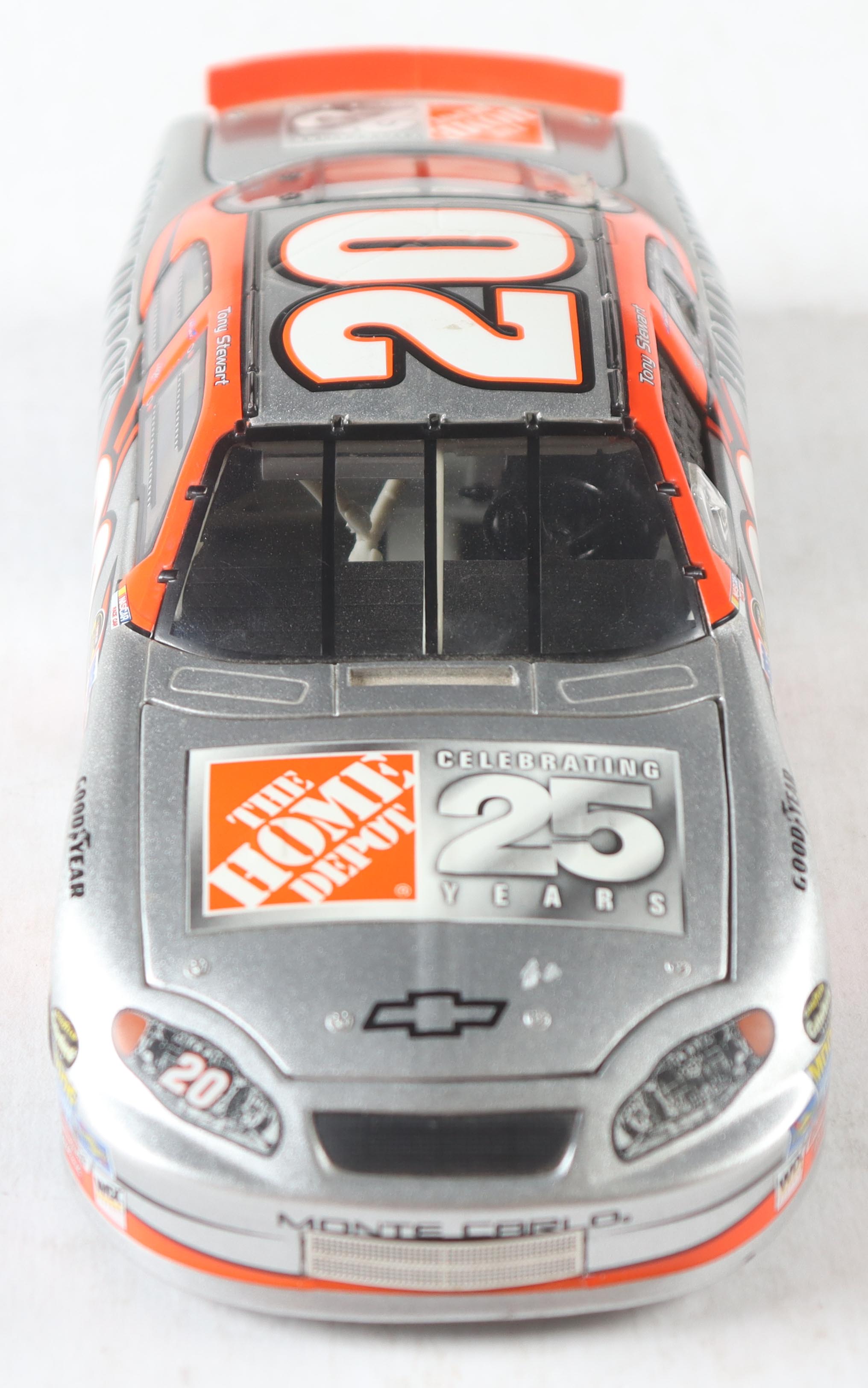 Tony Stewart LE #20 Home Depot 25th Anniversary / 2004 Monte Carlo 1:24 Die-Cast Car at PristineAuction.com Tony Stewart LE #20 Home Depot 25th Anniversary / 2004 Monte Carlo 1:24 Die-Cast Car at PristineAuction.com