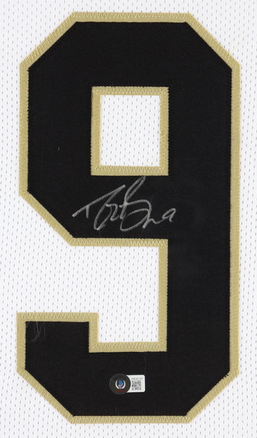 Drew Brees Signed Custom Framed Jersey Display (Beckett) at PristineAuction.com Drew Brees Signed Custom Framed Jersey Display (Beckett) at PristineAuction.com
