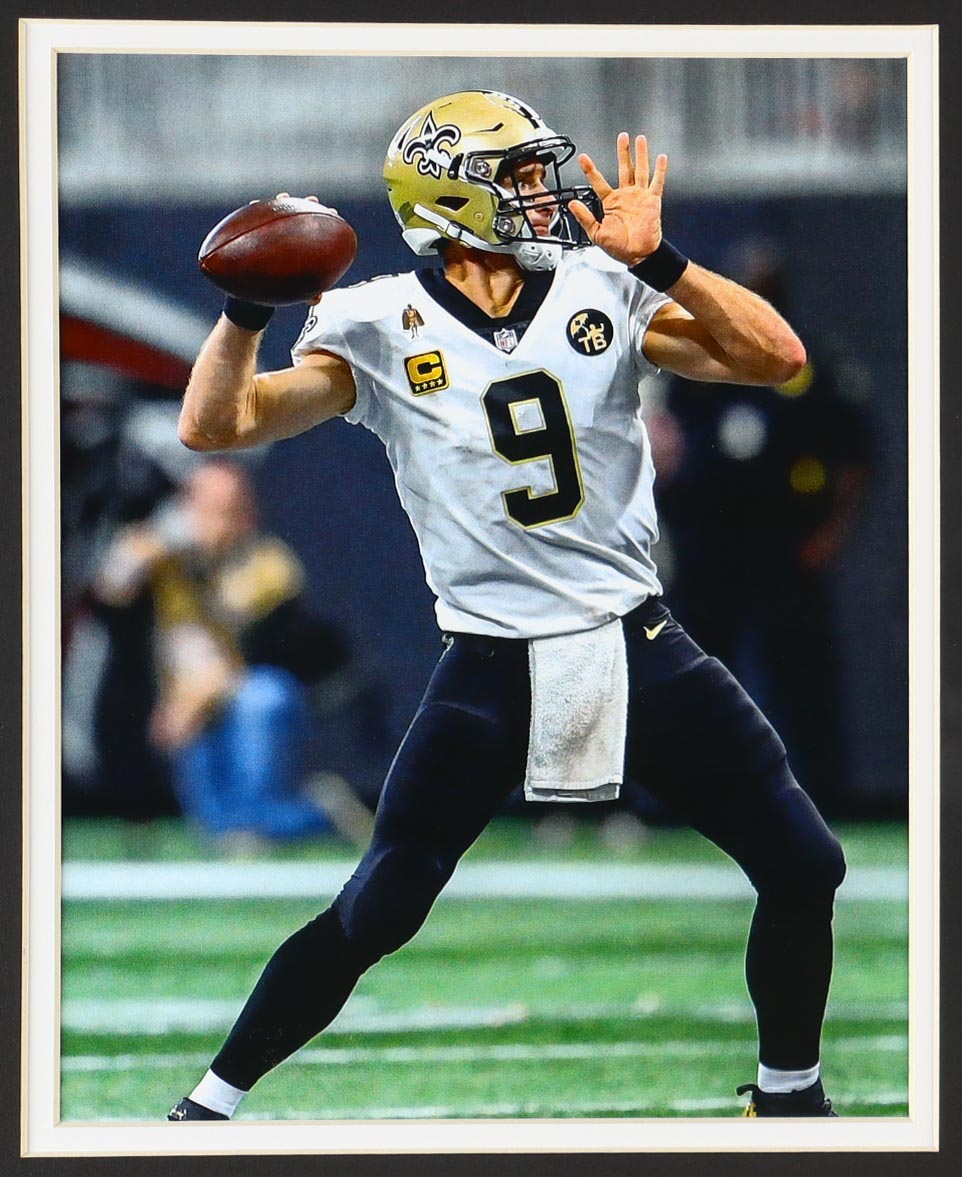 Drew Brees Signed Custom Framed Jersey Display (Beckett) at PristineAuction.com Drew Brees Signed Custom Framed Jersey Display (Beckett) at PristineAuction.com