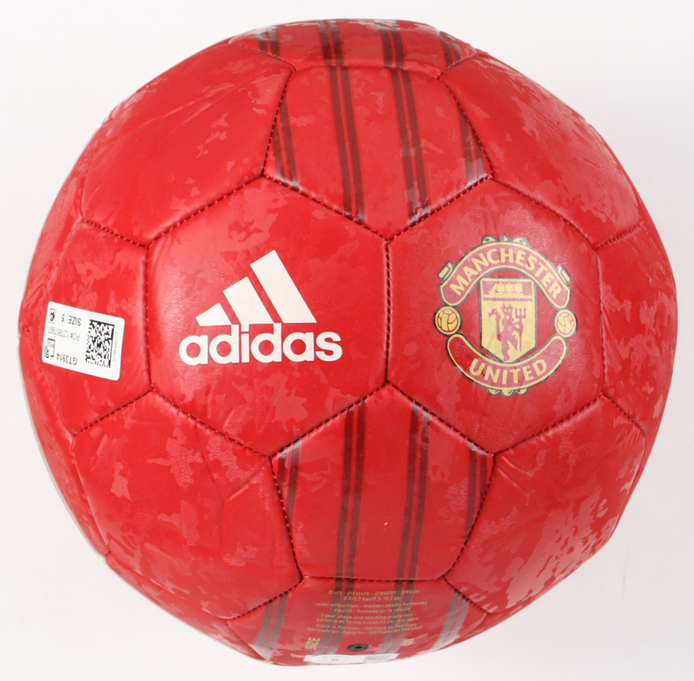 Cristiano Ronaldo Signed Manchester United Logo Soccer Ball (Beckett) at PristineAuction.com Cristiano Ronaldo Signed Manchester United Logo Soccer Ball (Beckett) at PristineAuction.com