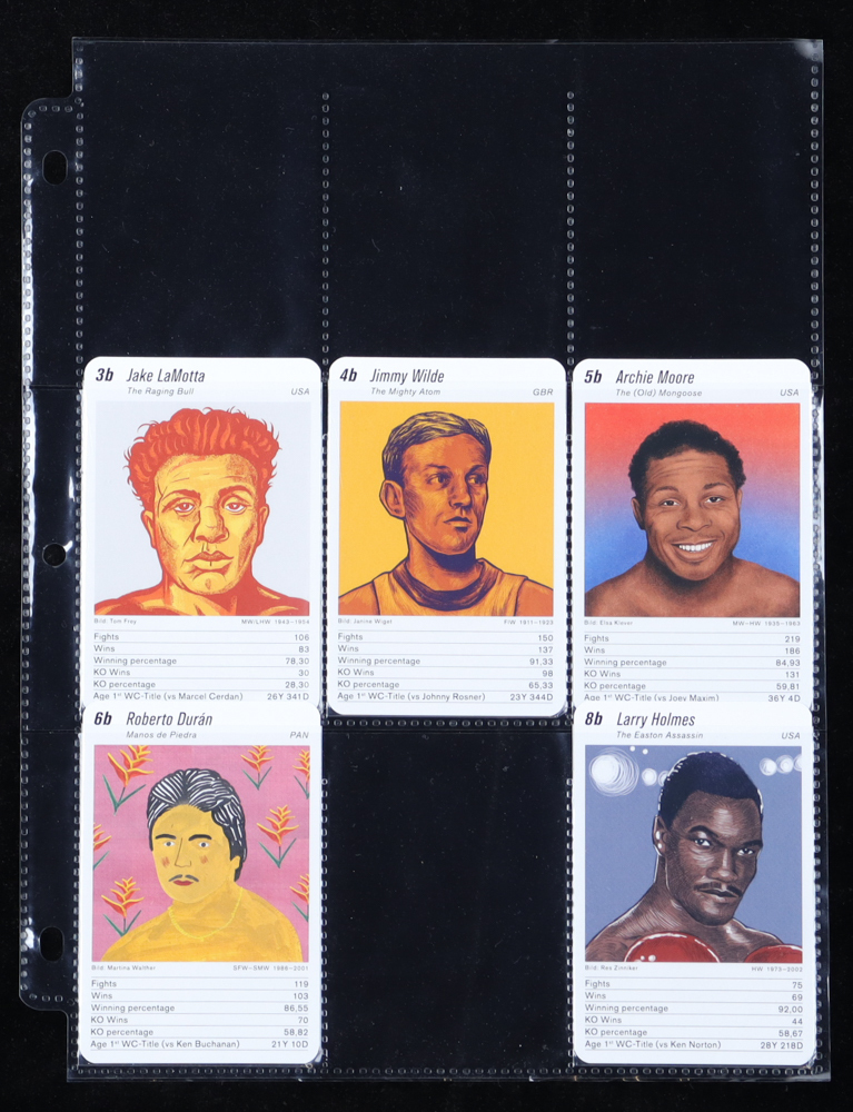 Switzerland Quartet Complete Boxing Set of (40) Cards including Muhammad Ali #7B, Mike Tyson #1B, Oscar De La Hoya #1D, Evander Holyfield #1A at PristineAuction.com Switzerland Quartet Complete Boxing Set of (40) Cards including Muhammad Ali #7B, Mike Tyson #1B, Oscar De La Hoya #1D, Evander Holyfield #1A at PristineAuction.com