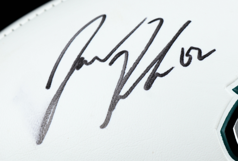 Jason Kelce Signed Eagles Logo Football (PSA) at PristineAuction.com Jason Kelce Signed Eagles Logo Football (PSA) at PristineAuction.com