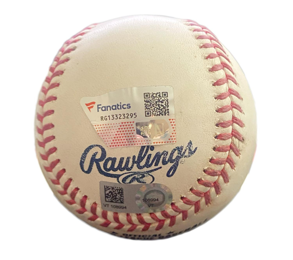 Aaron Judge Signed 2022 Game-Used OML Baseball (MLB & Fanatics