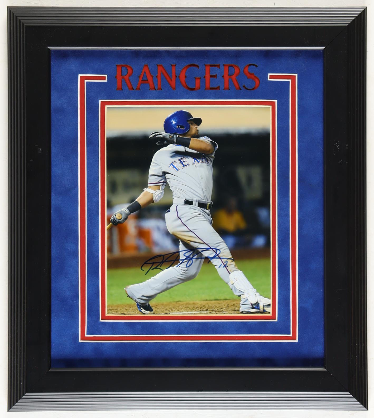 Rougned Odor Signed Rangers Custom Framed Photo Display (Beckett) at PristineAuction.com Rougned Odor Signed Rangers Custom Framed Photo Display (Beckett) at PristineAuction.com