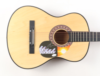 The Weeknd Acoustic Guitar with Signed Custom Insert Pickguard (JSA) at PristineAuction.com
