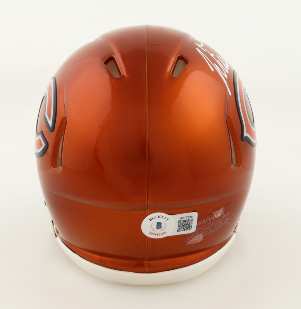 Justin Fields Signed Bears Flash Alternate Speed Mini Helmet (Beckett) at PristineAuction.com Justin Fields Signed Bears Flash Alternate Speed Mini Helmet (Beckett) at PristineAuction.com