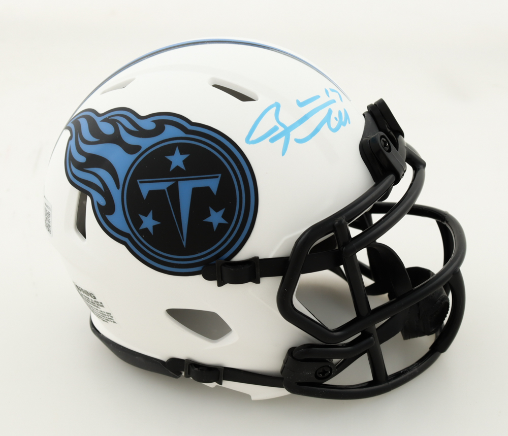 Ryan Tannehill Signed Titans Lunar Eclipse Alternate Speed Mini Helmet (Beckett) at PristineAuction.com Ryan Tannehill Signed Titans Lunar Eclipse Alternate Speed Mini Helmet (Beckett) at PristineAuction.com