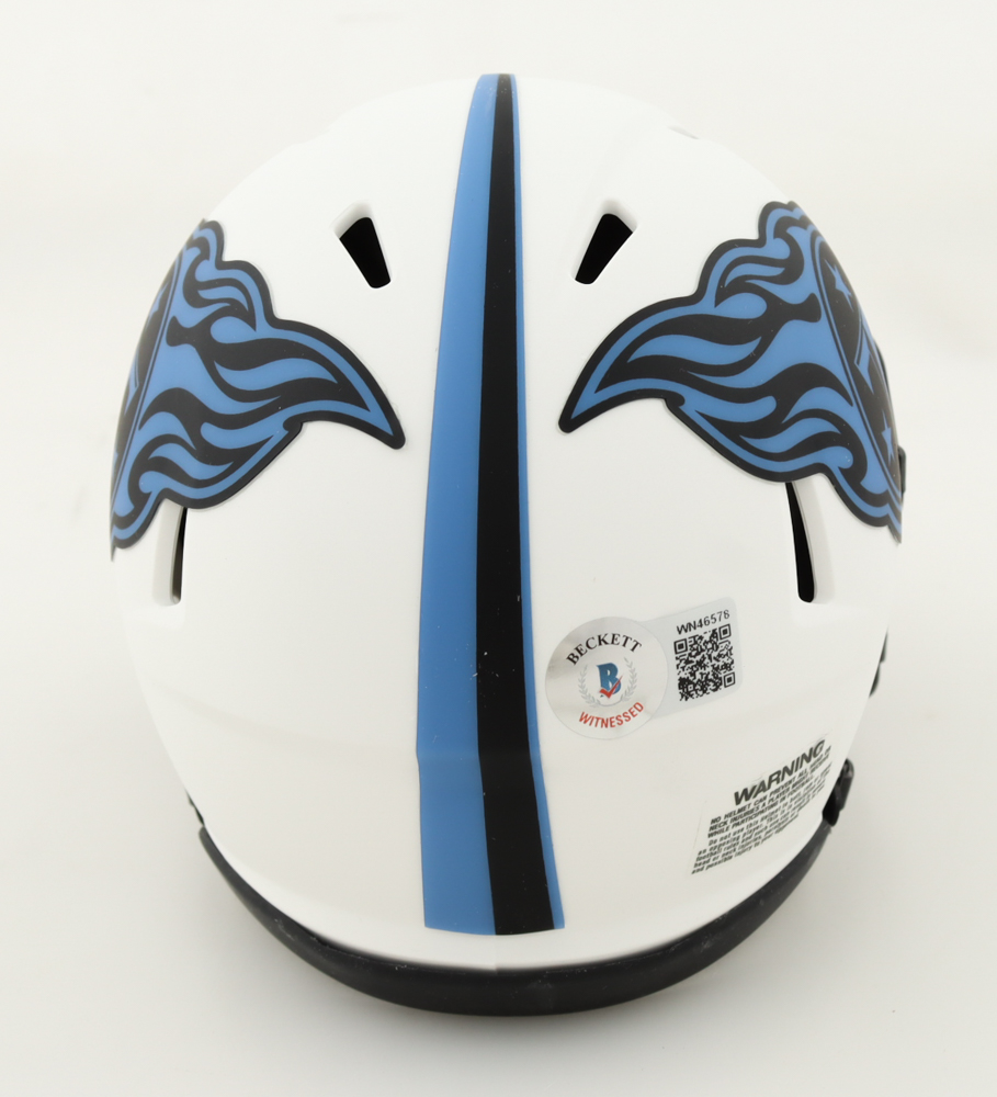 Ryan Tannehill Signed Titans Lunar Eclipse Alternate Speed Mini Helmet (Beckett) at PristineAuction.com Ryan Tannehill Signed Titans Lunar Eclipse Alternate Speed Mini Helmet (Beckett) at PristineAuction.com
