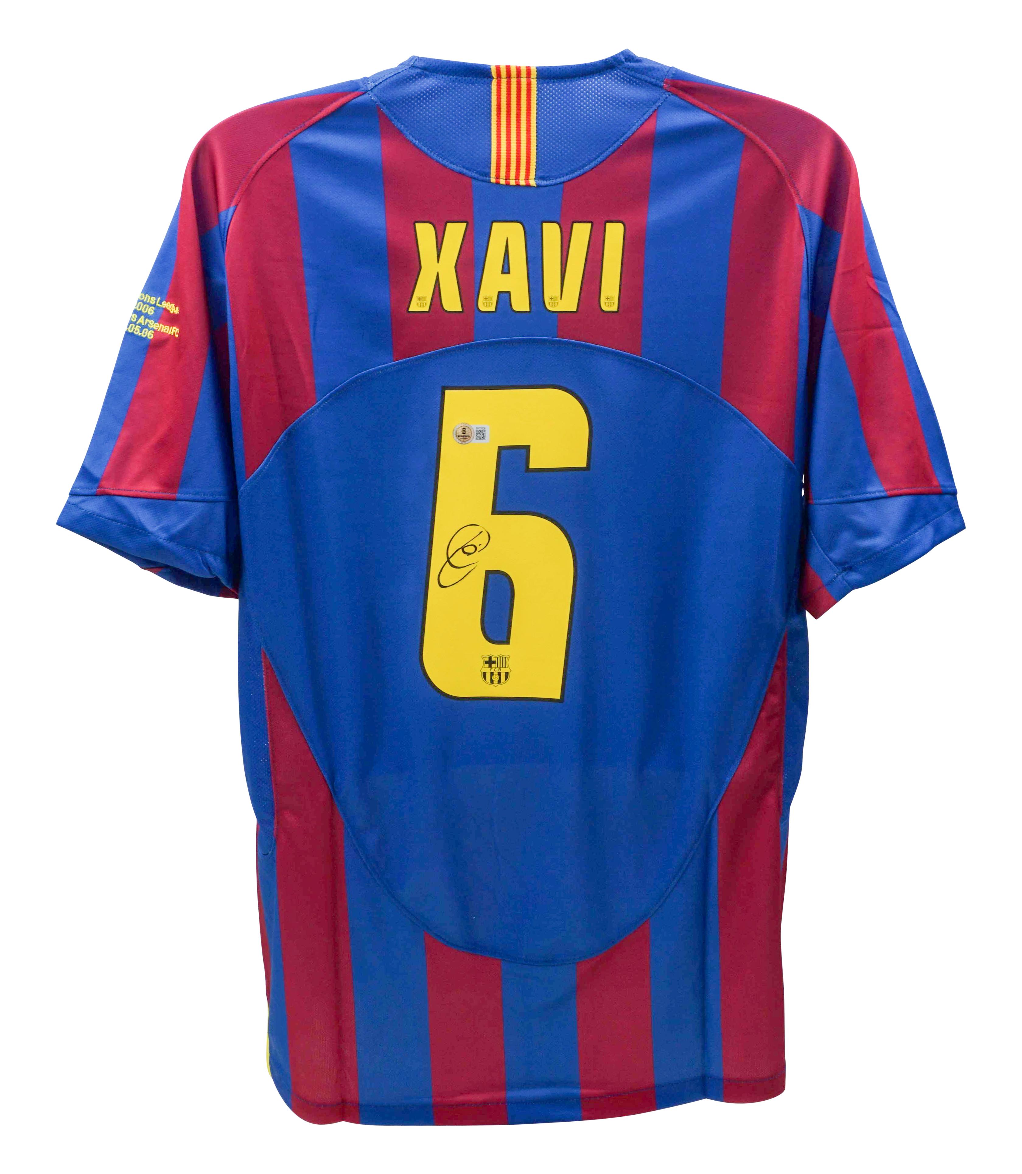 Xavi Signed Barcelona Jersey (Beckett) at PristineAuction.com Xavi Signed Barcelona Jersey (Beckett) at PristineAuction.com