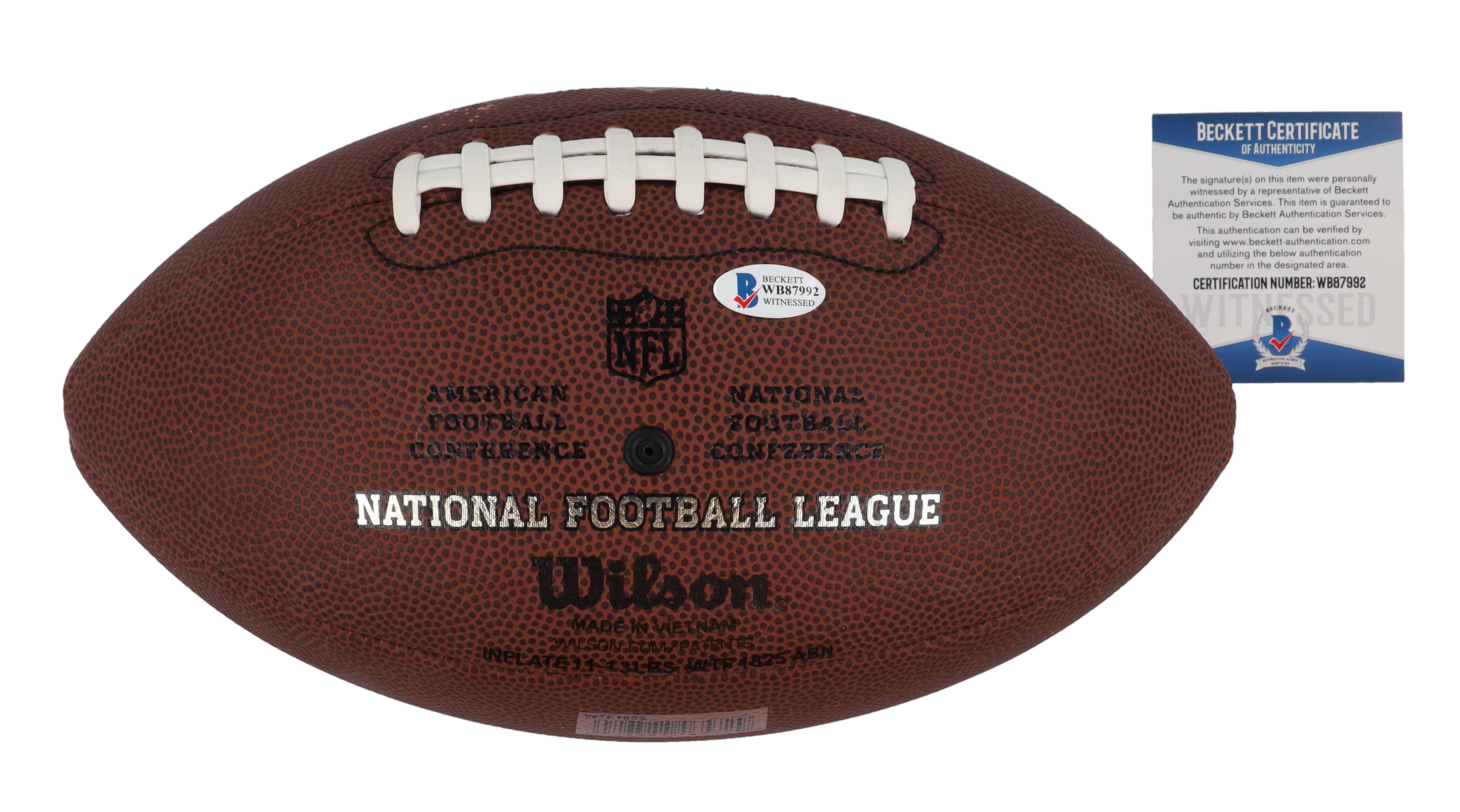 Troy Aikman Signed "The Duke" NFL Football (Beckett) at PristineAuction.com Troy Aikman Signed "The Duke" NFL Football (Beckett) at PristineAuction.com