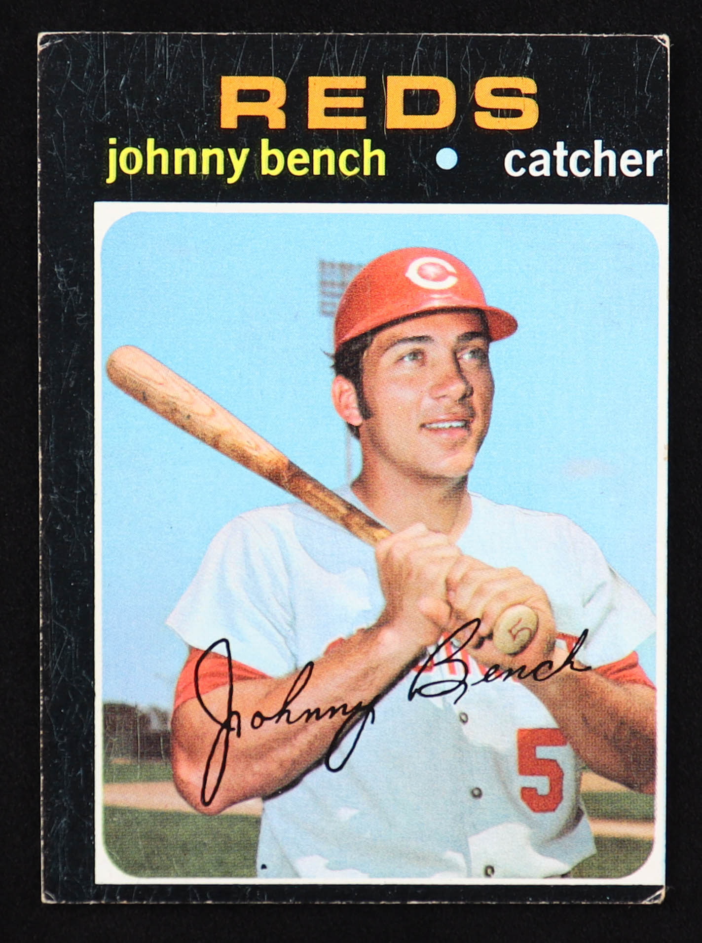 Johnny Bench 1971 Topps #250 at PristineAuction.com Johnny Bench 1971 Topps #250 at PristineAuction.com