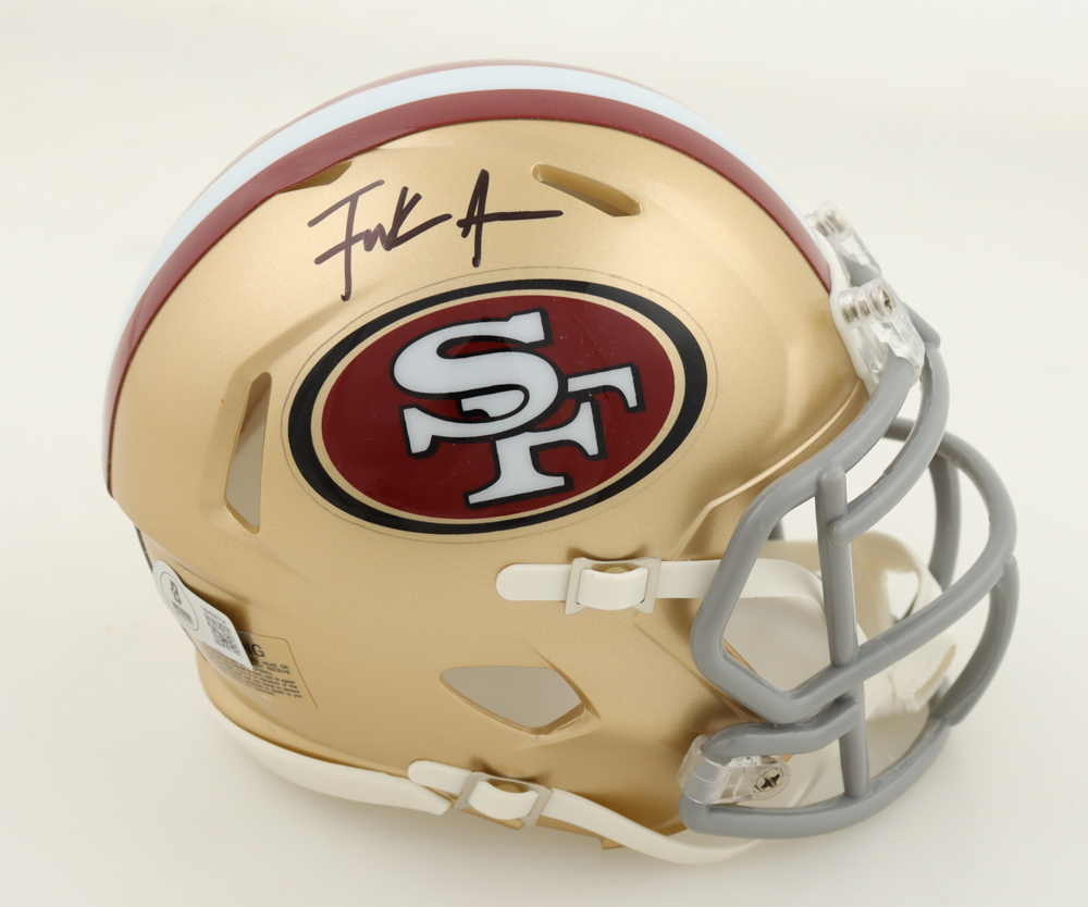 Frank Gore Signed 49ers Speed Mini Helmet (Beckett) at PristineAuction.com Frank Gore Signed 49ers Speed Mini Helmet (Beckett) at PristineAuction.com