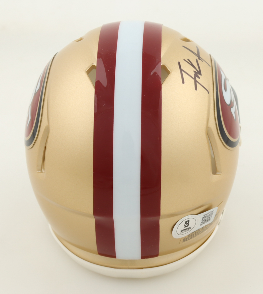 Frank Gore Signed 49ers Speed Mini Helmet (Beckett) at PristineAuction.com Frank Gore Signed 49ers Speed Mini Helmet (Beckett) at PristineAuction.com