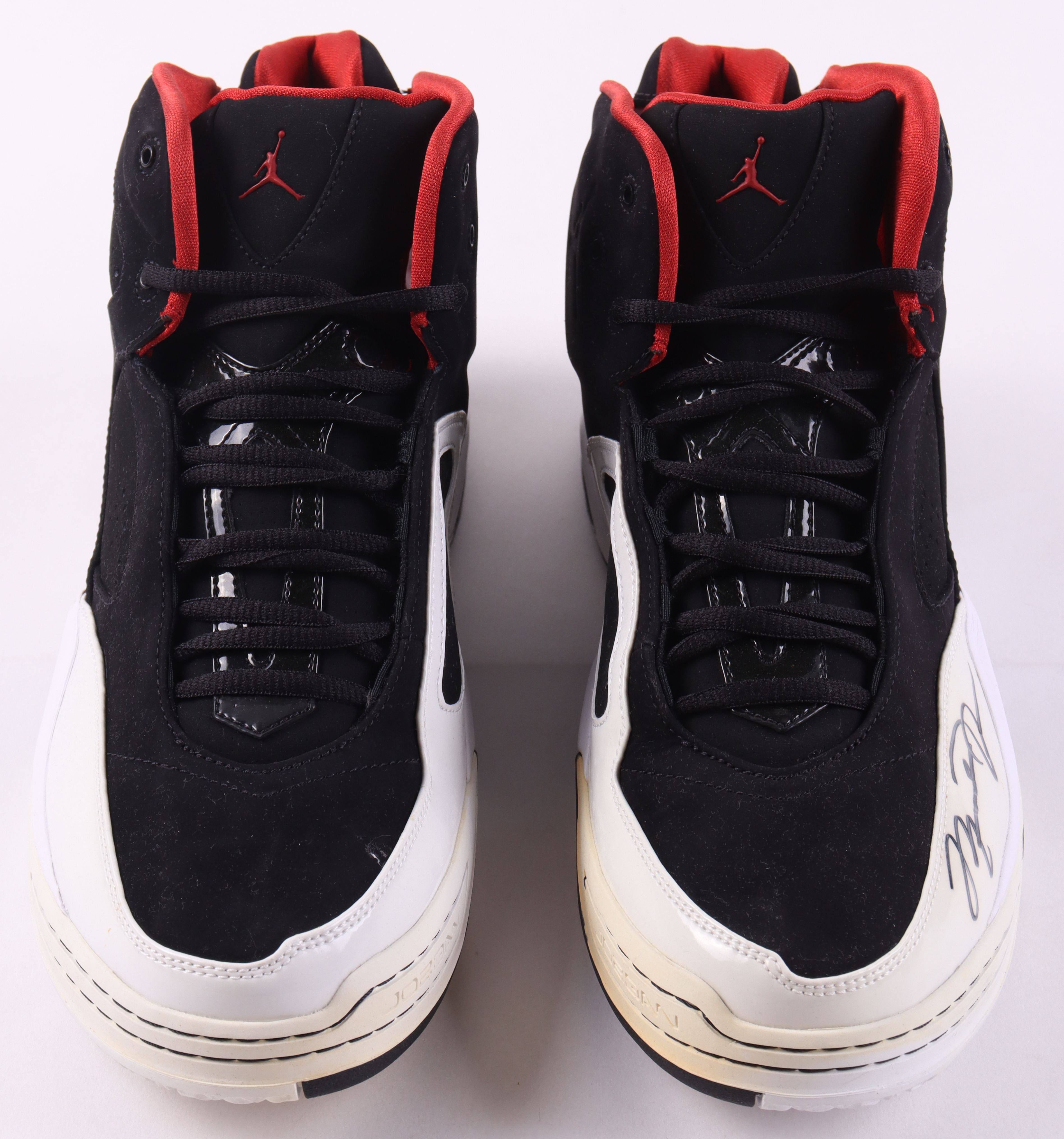 Michael Jordan Signed Pair of Air Jordan Basketball Shoes (UDA COA) at PristineAuction.com Michael Jordan Signed Pair of Air Jordan Basketball Shoes (UDA COA) at PristineAuction.com