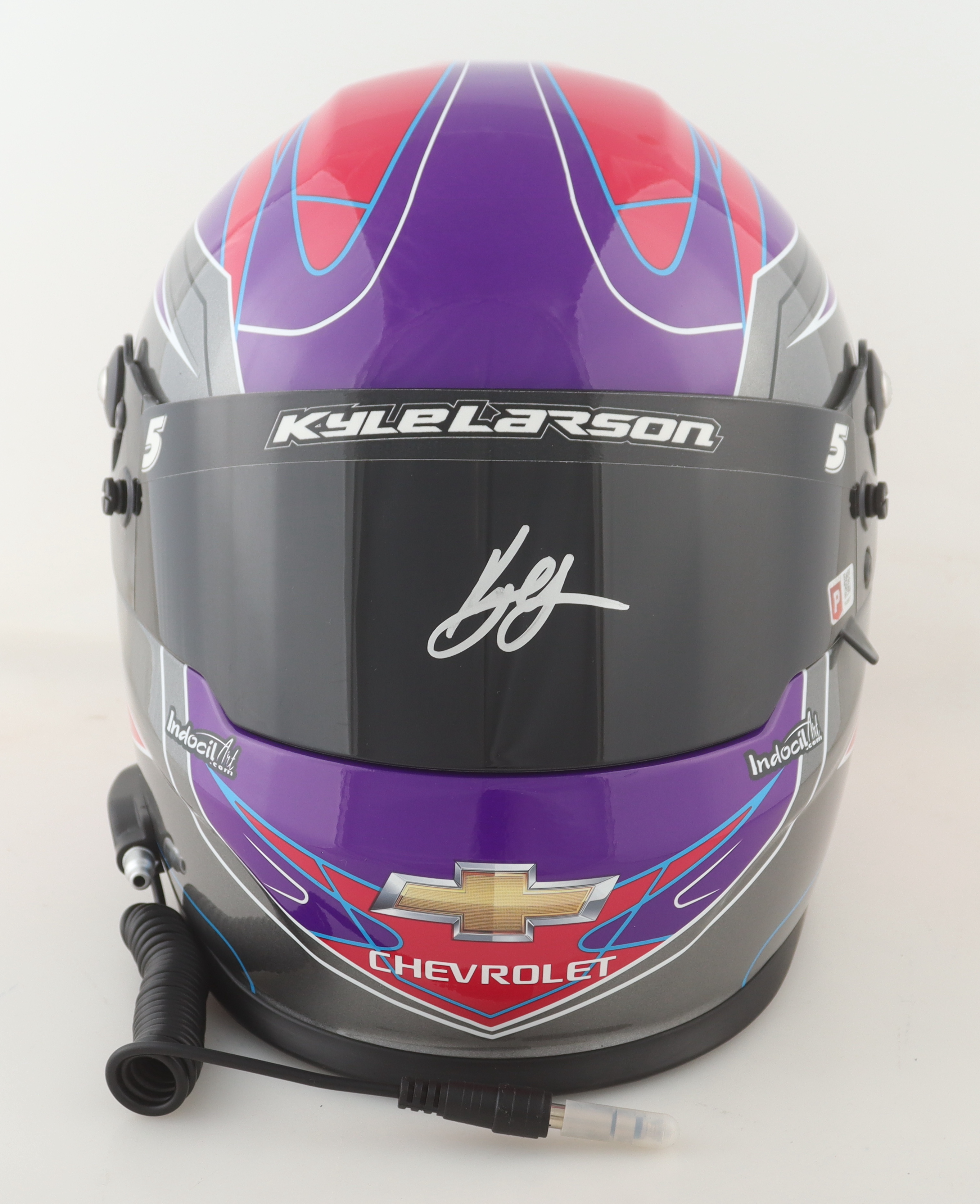 Kyle Larson Signed NASCAR Hendrick Motorsports Full-Size Helmet (PA) at PristineAuction.com Kyle Larson Signed NASCAR Hendrick Motorsports Full-Size Helmet (PA) at PristineAuction.com