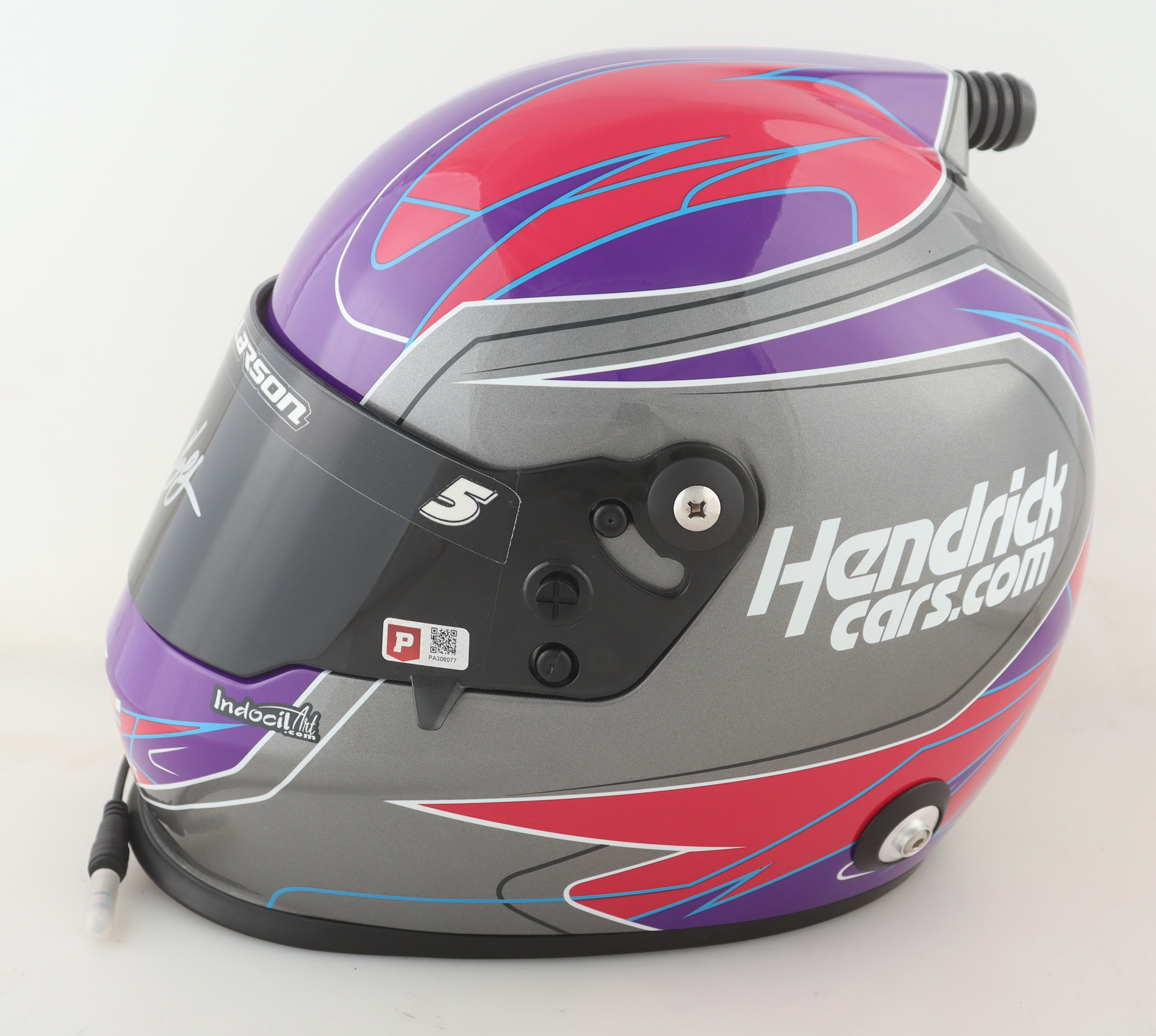 Kyle Larson Signed NASCAR Hendrick Motorsports Full-Size Helmet (PA) at PristineAuction.com Kyle Larson Signed NASCAR Hendrick Motorsports Full-Size Helmet (PA) at PristineAuction.com