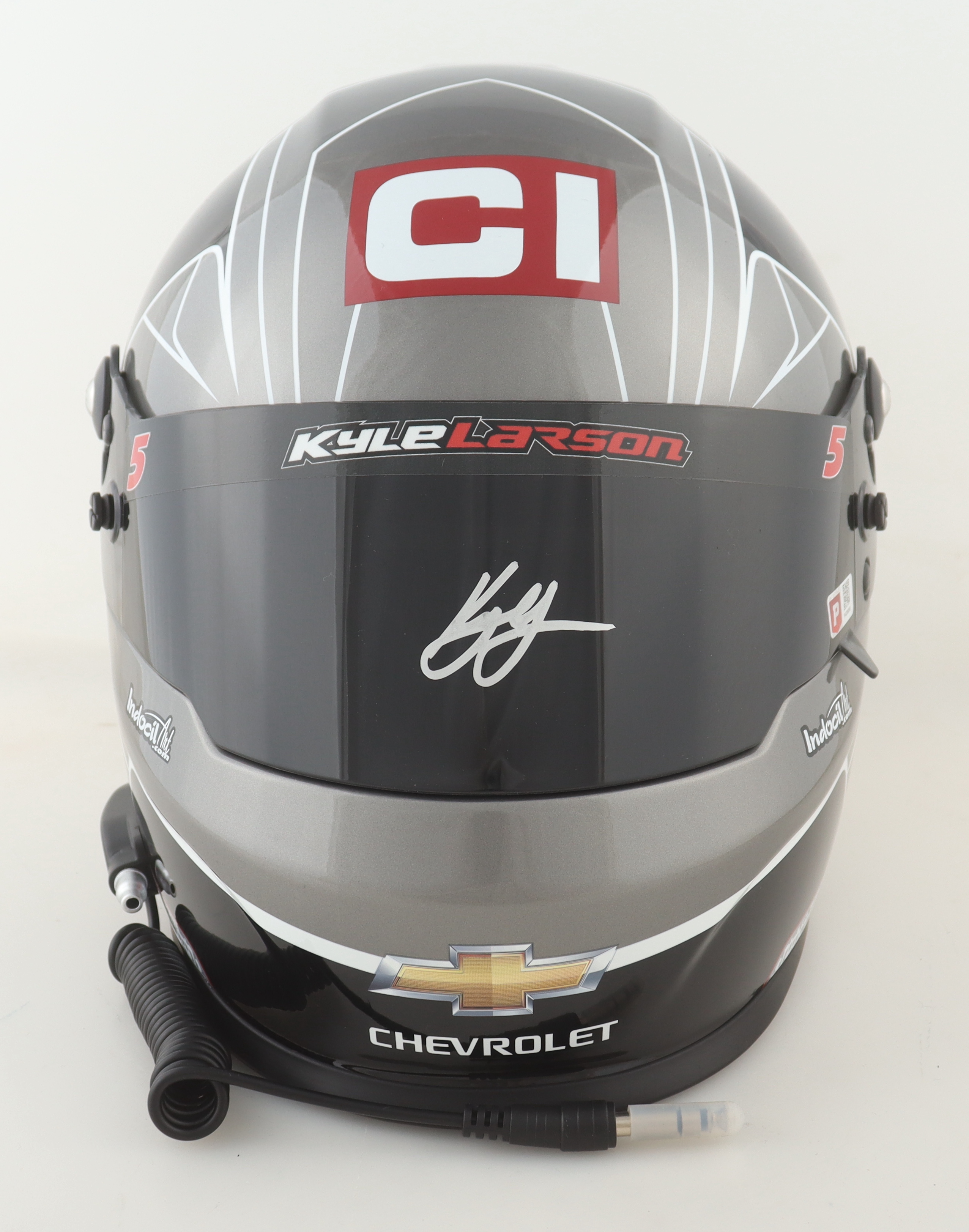 Kyle Larson Signed NASCAR CI Full-Size Helmet (PA) at PristineAuction.com Kyle Larson Signed NASCAR CI Full-Size Helmet (PA) at PristineAuction.com