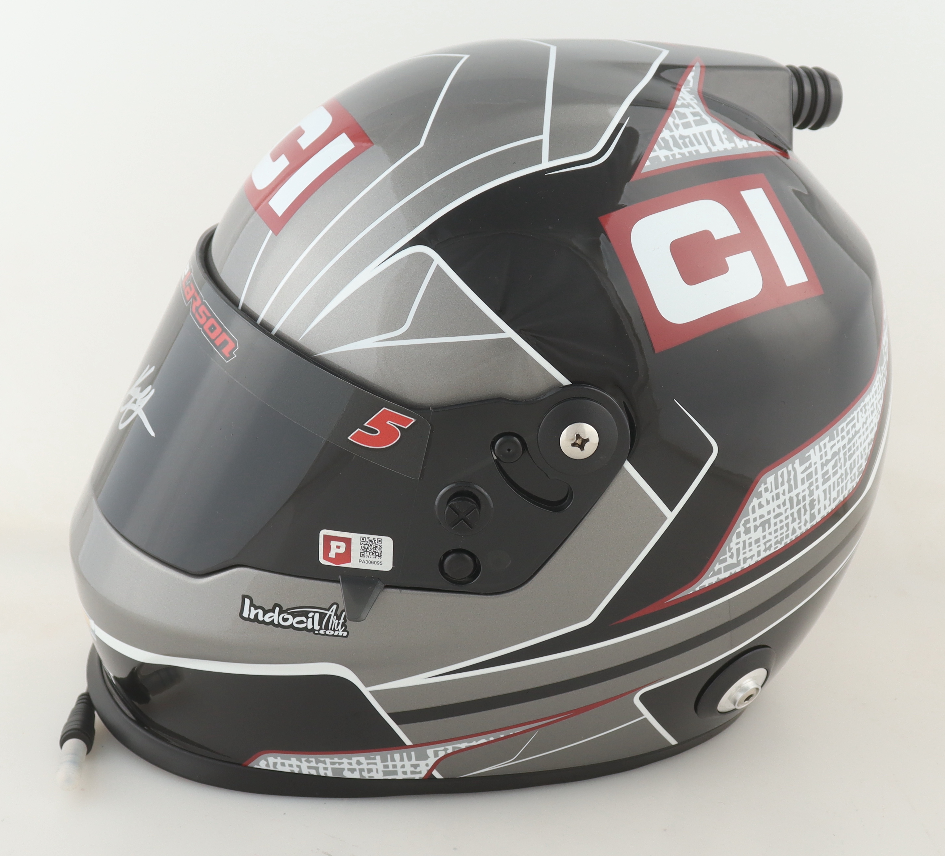 Kyle Larson Signed NASCAR CI Full-Size Helmet (PA) at PristineAuction.com Kyle Larson Signed NASCAR CI Full-Size Helmet (PA) at PristineAuction.com