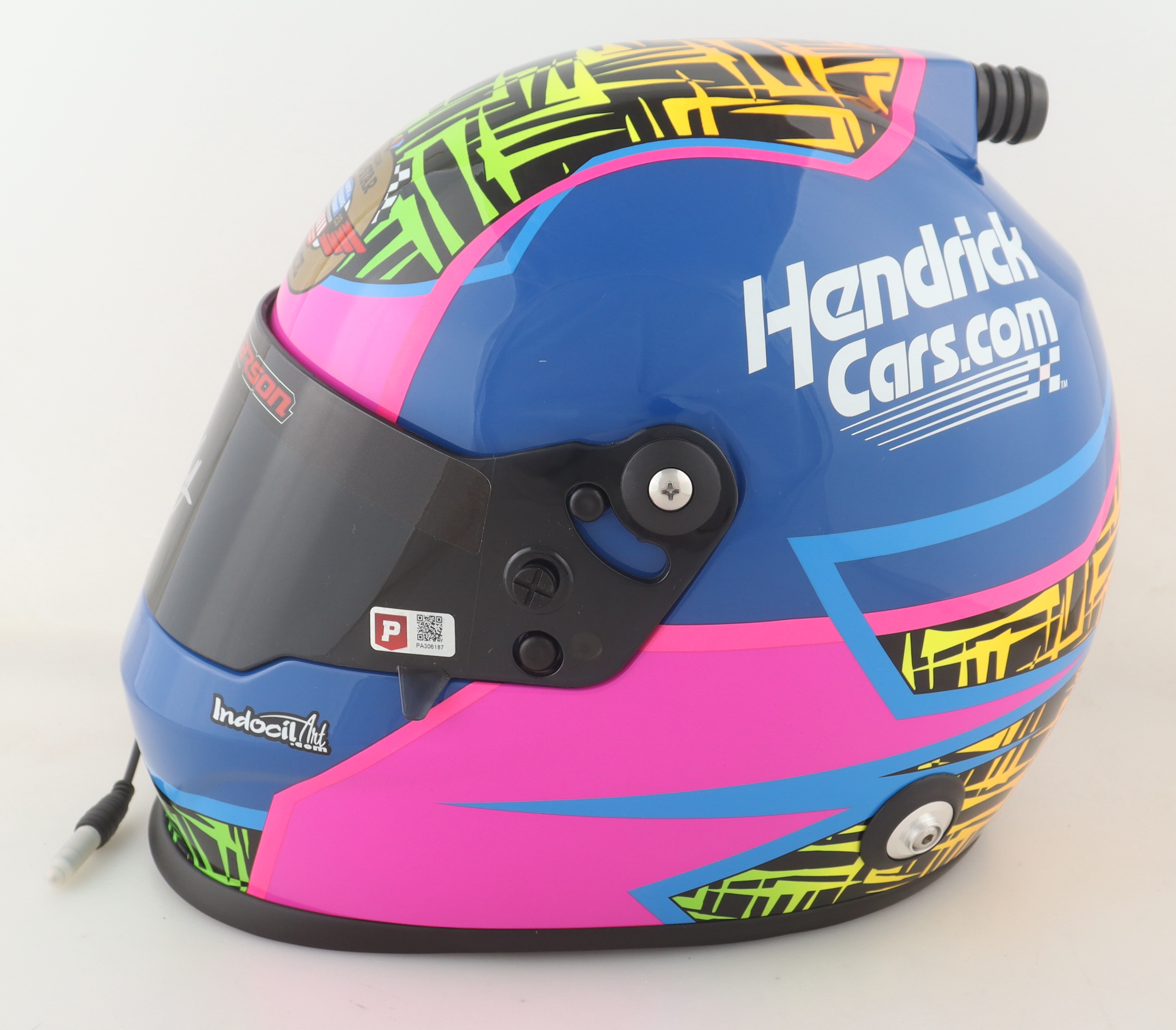 Kyle Larson Signed NASCAR 2023 North Wilkesbroro All Star Race Hendrick Autosports Full-Size Helmet (PA) at PristineAuction.com Kyle Larson Signed NASCAR 2023 North Wilkesbroro All Star Race Hendrick Autosports Full-Size Helmet (PA) at PristineAuction.com