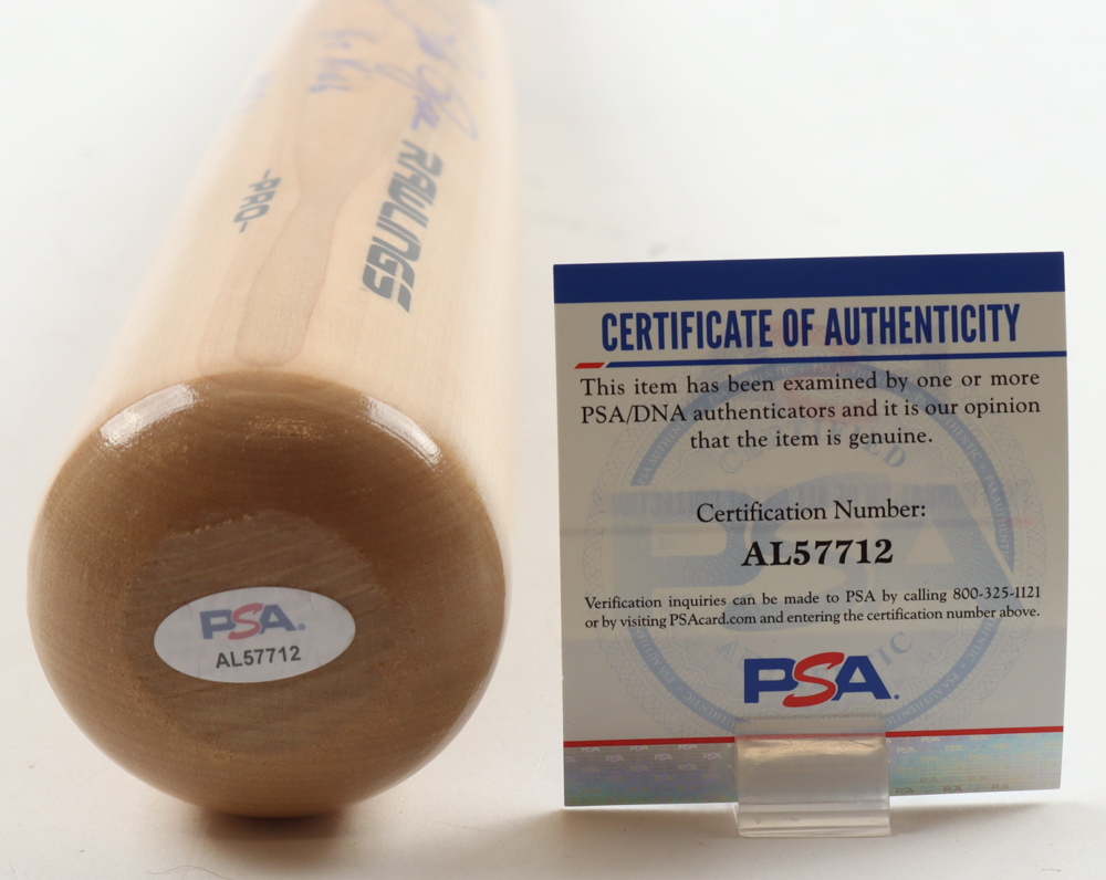 Pete Rose Signed Rawlings Baseball Bat Inscribed "4256" & "Hit King" (PSA) at PristineAuction.com Pete Rose Signed Rawlings Baseball Bat Inscribed "4256" & "Hit King" (PSA) at PristineAuction.com