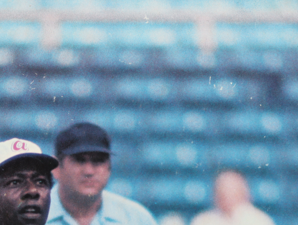 Hank Aaron Signed 10.75x13.75 Photo on Cardboard (Beckett) at PristineAuction.com Hank Aaron Signed 10.75x13.75 Photo on Cardboard (Beckett) at PristineAuction.com