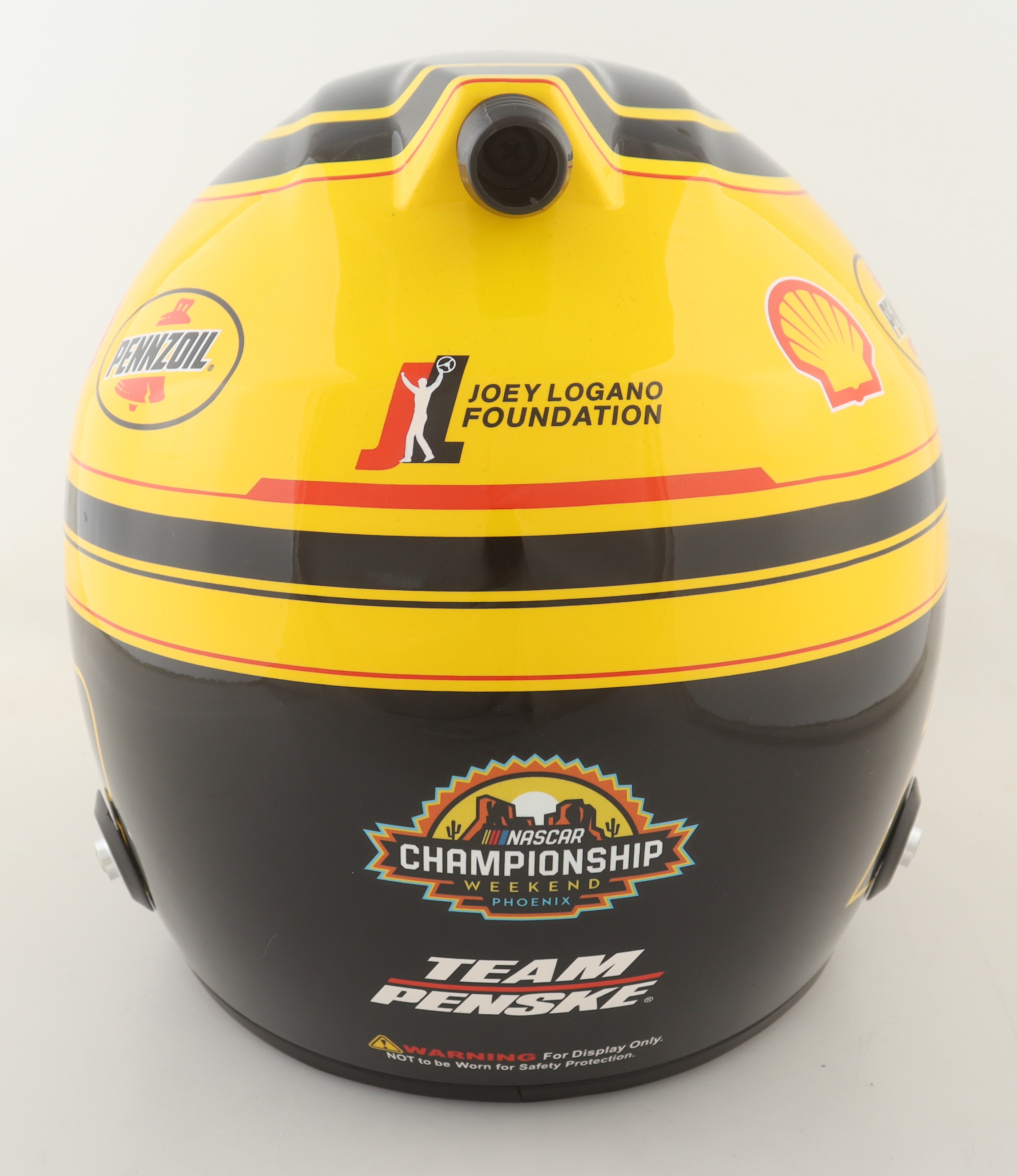 Joey Logano Signed NASCAR Pennzoil Championship Cup Full-Size Helmet (PA) at PristineAuction.com Joey Logano Signed NASCAR Pennzoil Championship Cup Full-Size Helmet (PA) at PristineAuction.com