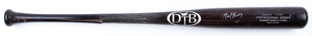 Nick Kurtz Signed DTB Game-Used Baseball Bat (JSA) at PristineAuction.com Nick Kurtz Signed DTB Game-Used Baseball Bat (JSA) at PristineAuction.com