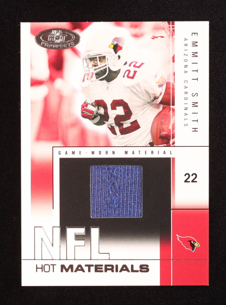 Emmitt Smith 2004 Fleer Hot Prospects NFL Hot Materials #HMES #308/500