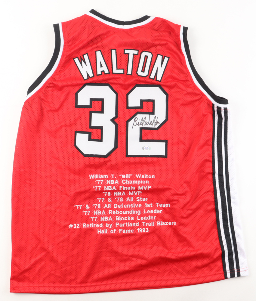 Bill Walton Signed Career Highlight Stat Jersey (PSA) at PristineAuction.com Bill Walton Signed Career Highlight Stat Jersey (PSA) at PristineAuction.com