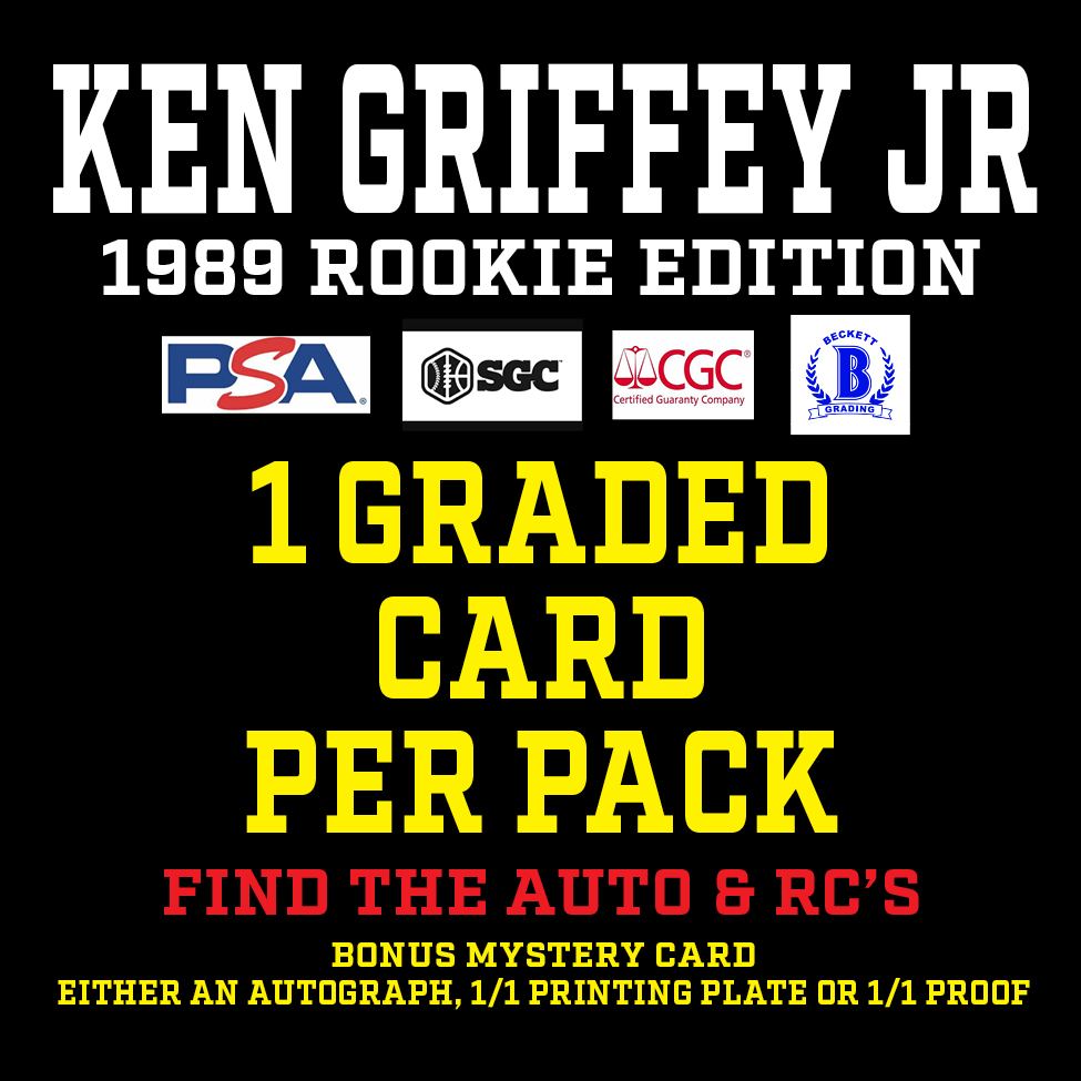 Break King "KEN GRIFFEY JR 1989 ROOKIE EDITION" Mystery Box / Pack Series 1 at PristineAuction.com Break King "KEN GRIFFEY JR 1989 ROOKIE EDITION" Mystery Box / Pack Series 1 at PristineAuction.com