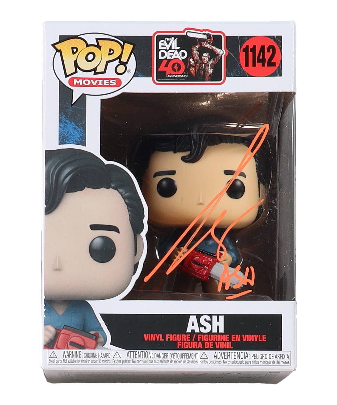 Bruce Campbell Signed "The Evil Dead" #1142 Ash Funko Pop! Vinyl Figure Inscribed "Ash" (Beckett) at PristineAuction.com Bruce Campbell Signed "The Evil Dead" #1142 Ash Funko Pop! Vinyl Figure Inscribed "Ash" (Beckett) at PristineAuction.com
