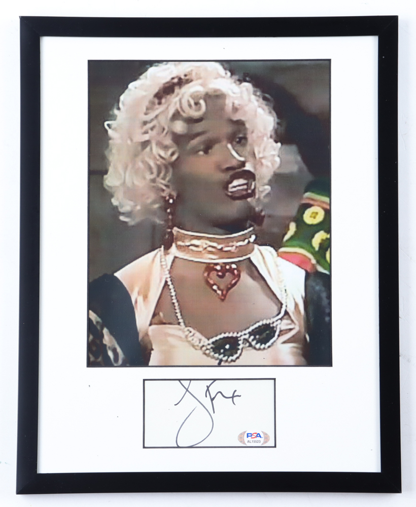 Jamie Foxx Signed " In Living Color" Custom Framed Cut Display (PSA) at PristineAuction.com Jamie Foxx Signed " In Living Color" Custom Framed Cut Display (PSA) at PristineAuction.com