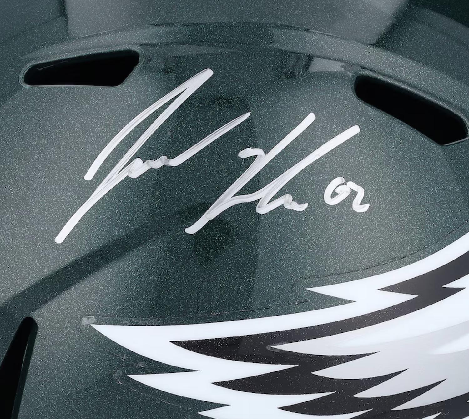 Jason Kelce Signed Eagles Full-Size Speed Helmet (Fanatics) at PristineAuction.com Jason Kelce Signed Eagles Full-Size Speed Helmet (Fanatics) at PristineAuction.com