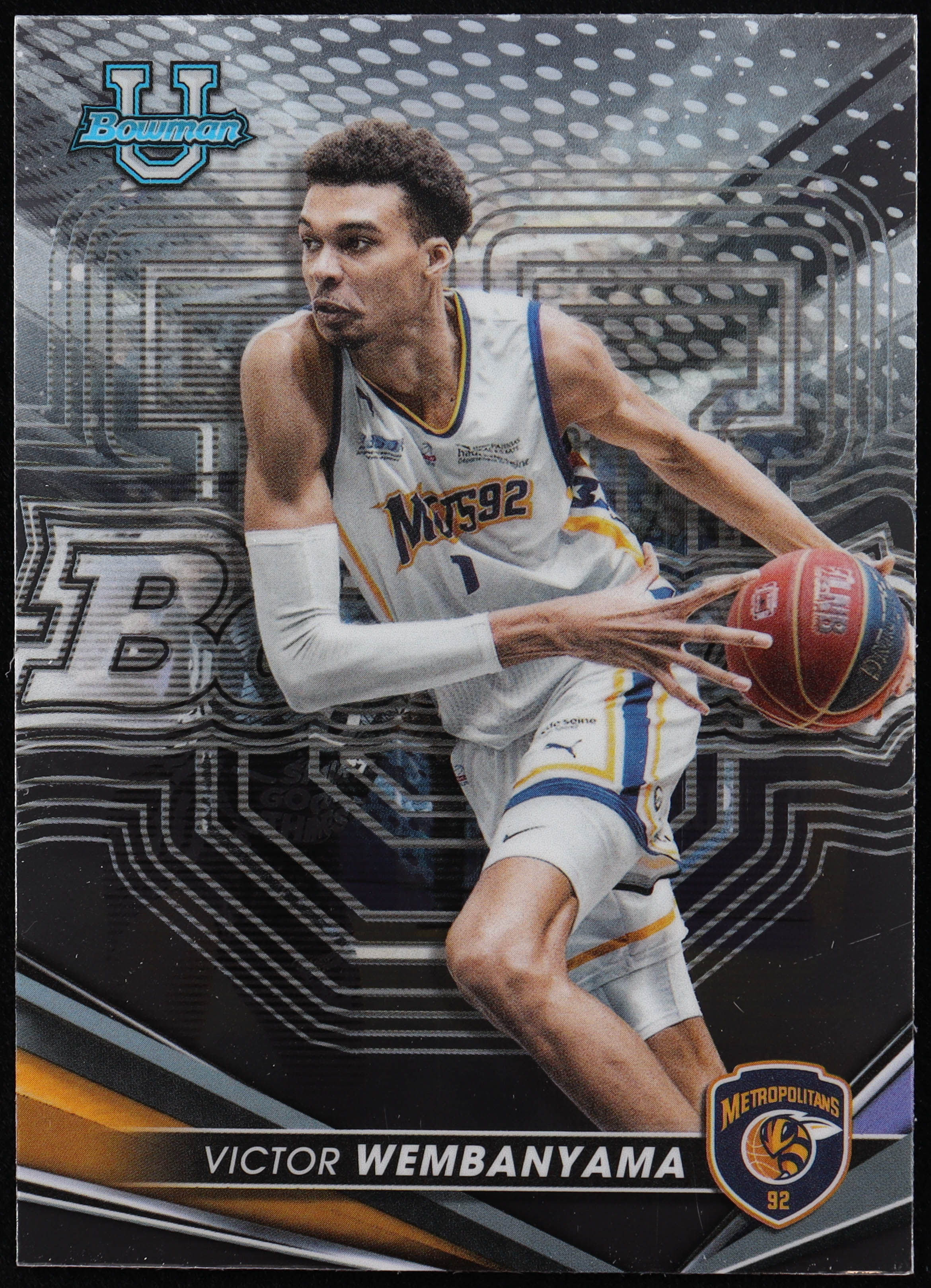 Victor Wembanyama 2022-23 Bowman's Best University #51 RC at PristineAuction.com Victor Wembanyama 2022-23 Bowman's Best University #51 RC at PristineAuction.com