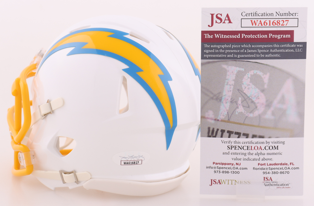 Wes Chandler Signed Chargers Speed Mini Helmet (JSA) at PristineAuction.com Wes Chandler Signed Chargers Speed Mini Helmet (JSA) at PristineAuction.com