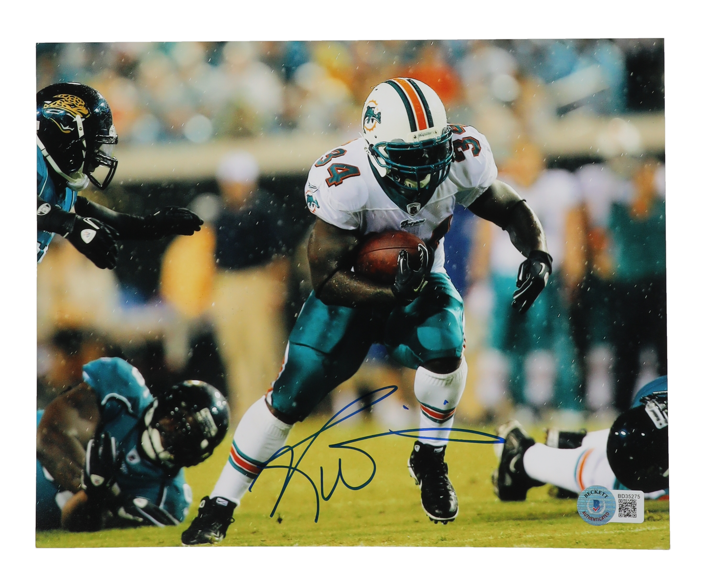 Ricky Williams Signed Dolphins 8x10 Photo (Beckett) at PristineAuction.com Ricky Williams Signed Dolphins 8x10 Photo (Beckett) at PristineAuction.com