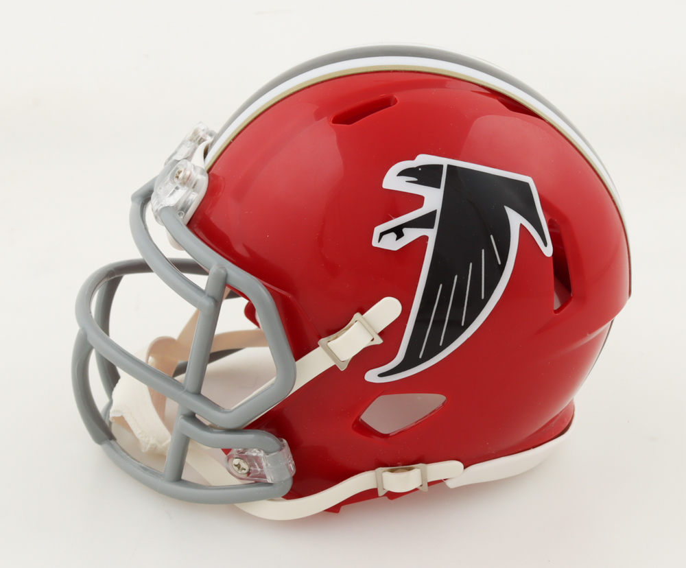 Michael Vick Signed Falcons Speed Mini Helmet (Beckett) at PristineAuction.com Michael Vick Signed Falcons Speed Mini Helmet (Beckett) at PristineAuction.com