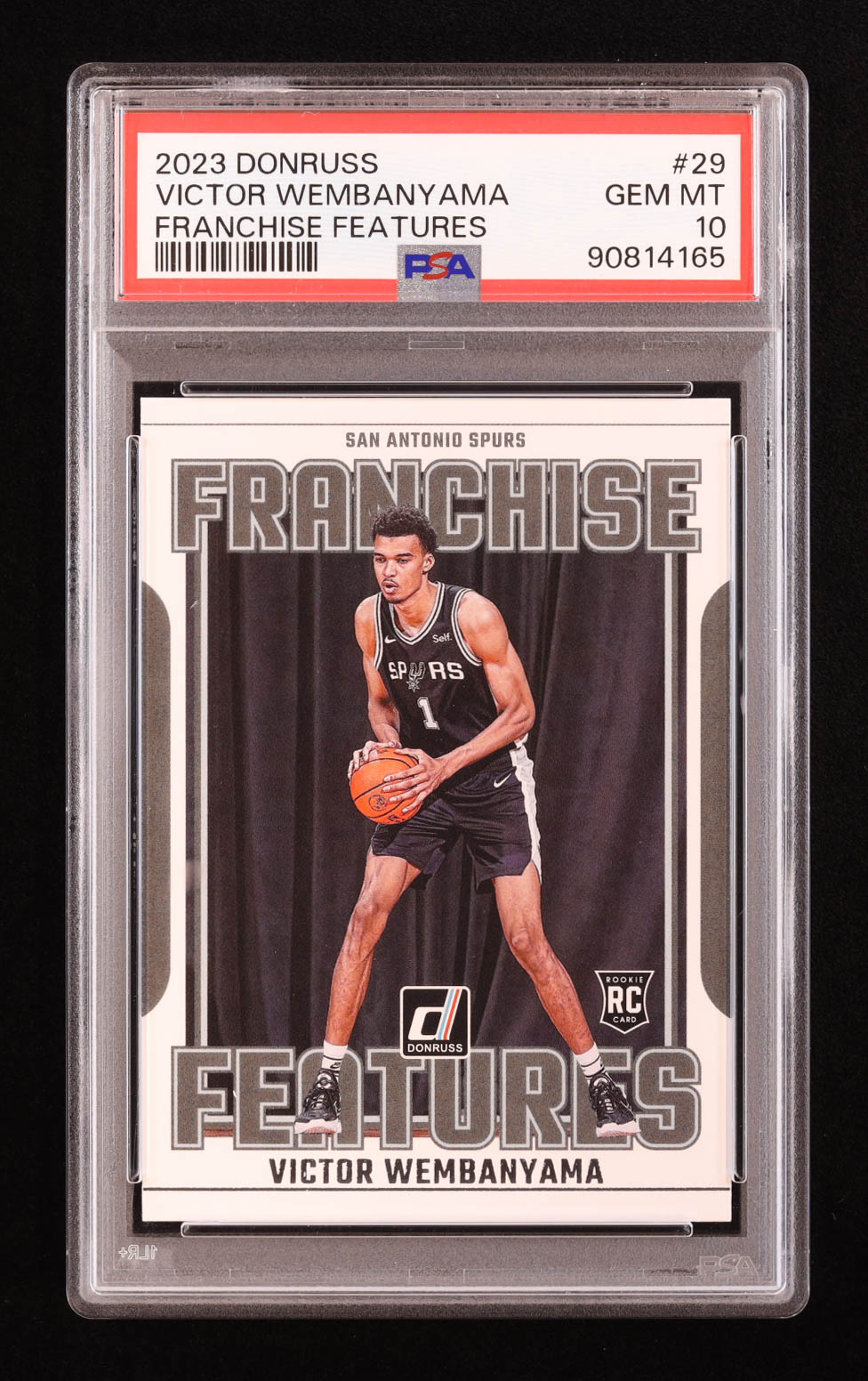 Victor Wembanyama 2023-24 Donruss Franchise Features #29 RC (PSA 10) at PristineAuction.com Victor Wembanyama 2023-24 Donruss Franchise Features #29 RC (PSA 10) at PristineAuction.com