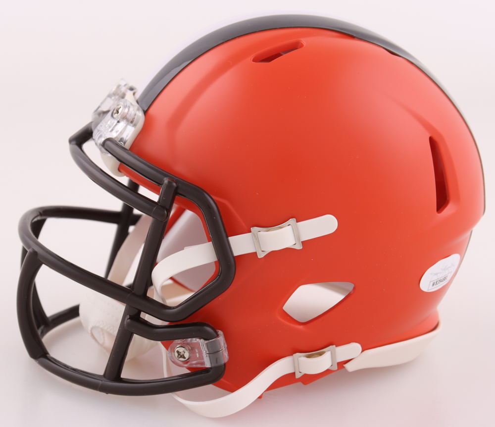 Kevin Mack Signed Browns Speed Mini Helmet (JSA) at PristineAuction.com Kevin Mack Signed Browns Speed Mini Helmet (JSA) at PristineAuction.com