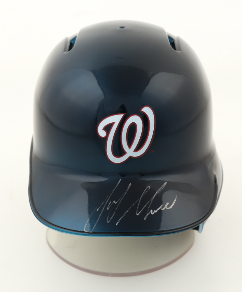 Joey Meneses Signed Nationals Mini Batting Helmet (JSA) at PristineAuction.com Joey Meneses Signed Nationals Mini Batting Helmet (JSA) at PristineAuction.com