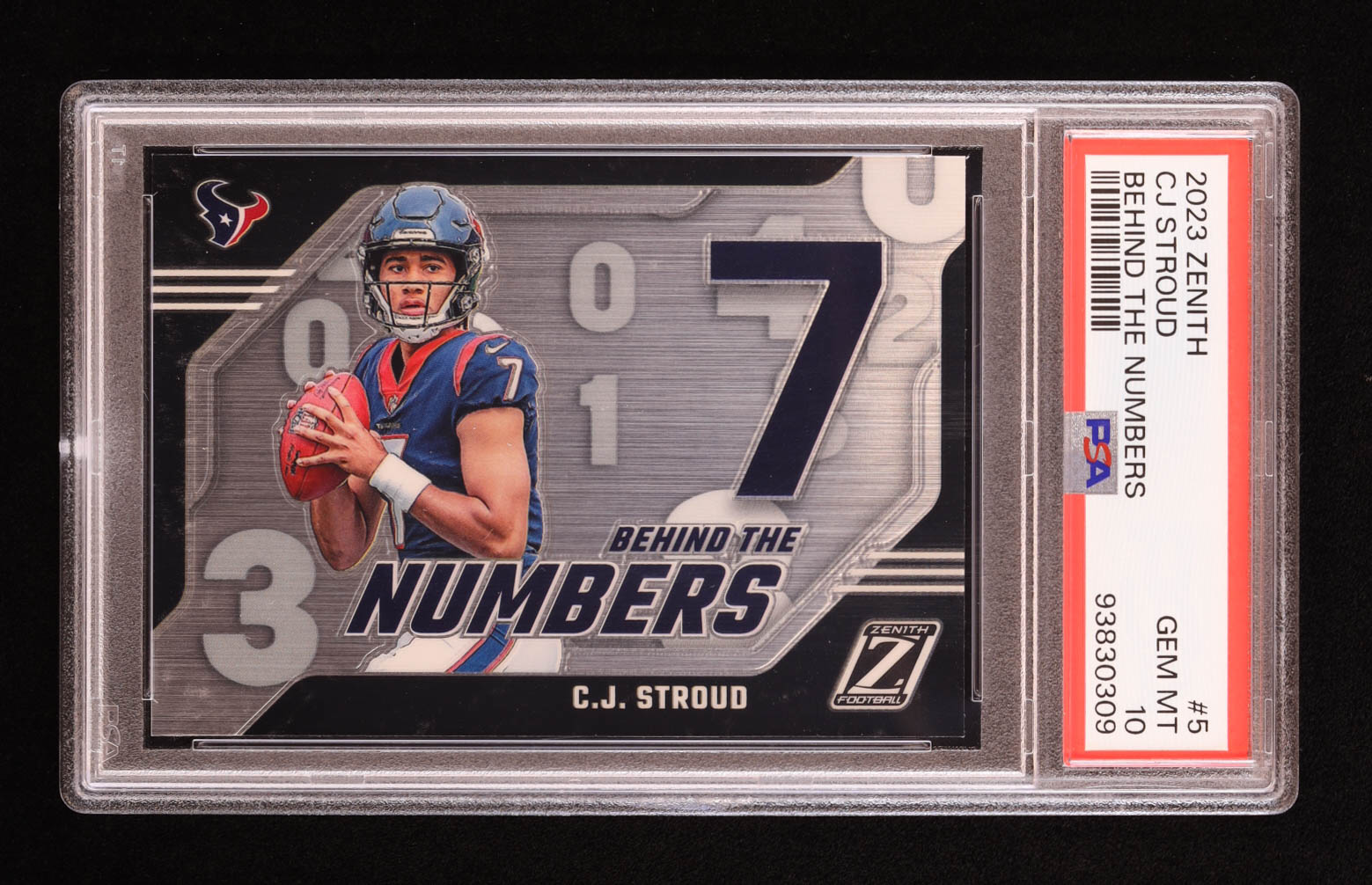 CJ Stroud 2023 Zenith Behind the Numbers #5 RC (PSA 10) at PristineAuction.com CJ Stroud 2023 Zenith Behind the Numbers #5 RC (PSA 10) at PristineAuction.com