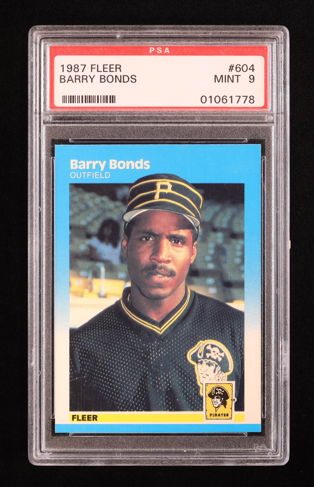 Barry Bonds 1987 Fleer #604 RC (PSA 9) at PristineAuction.com Barry Bonds 1987 Fleer #604 RC (PSA 9) at PristineAuction.com