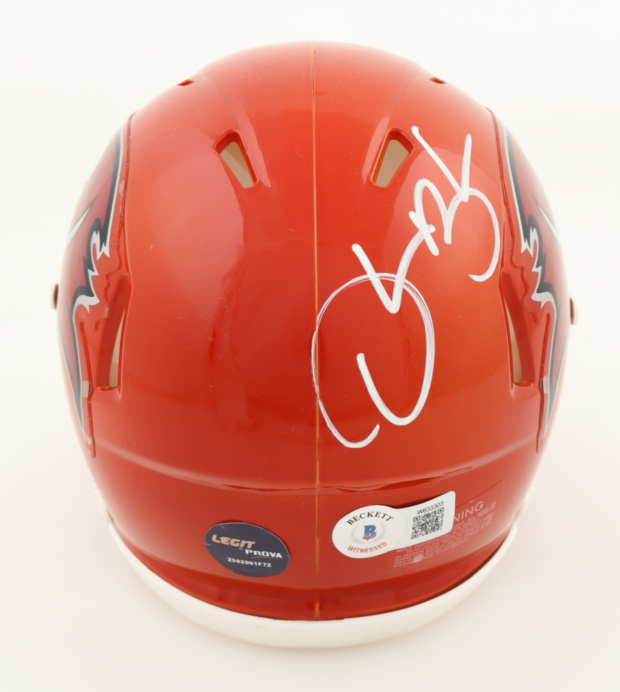 Derrick Brooks Signed Buccaneers Flash Alternate Speed Mini Helmet (Beckett & Prova) at PristineAuction.com Derrick Brooks Signed Buccaneers Flash Alternate Speed Mini Helmet (Beckett & Prova) at PristineAuction.com