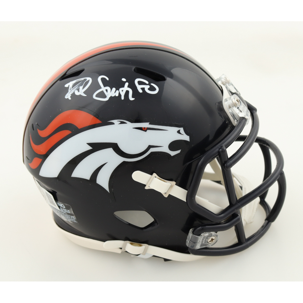 Rod Smith Signed Broncos Speed Mini Helmet (Beckett) at PristineAuction.com